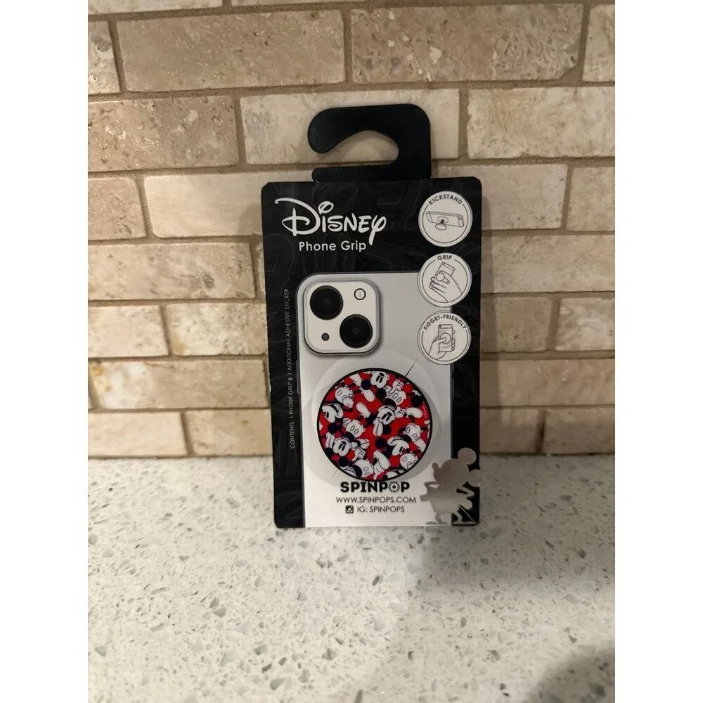 Disney 100 Stitch Lilo & Stitch Glitz Phone Grip & Kickstand Spinpop